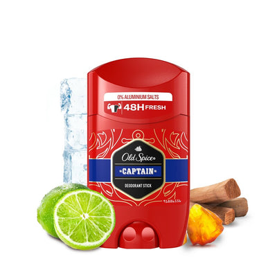 Old Spice - Captain - Aluminum Free - Deodorant Stick - For Men - 85g