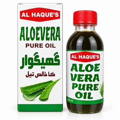 Al Haques - ALOE VERA OIL 125ml (6 bottles)