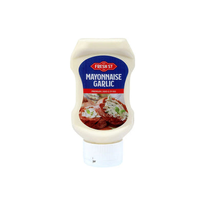 Fresh St - Mayonnaise Garlic - Sauce - PET Bottle - 11oz / 300g - Aioli Style Mayo