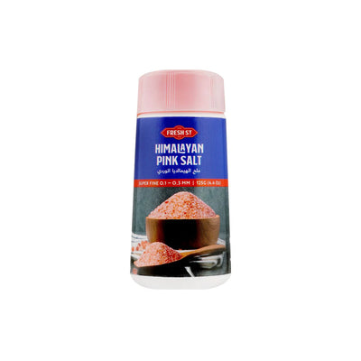 Fresh St - Himalayan Pink Salt Super Fine - Spices - Super Fine - 125g - Powdered Pink Salt