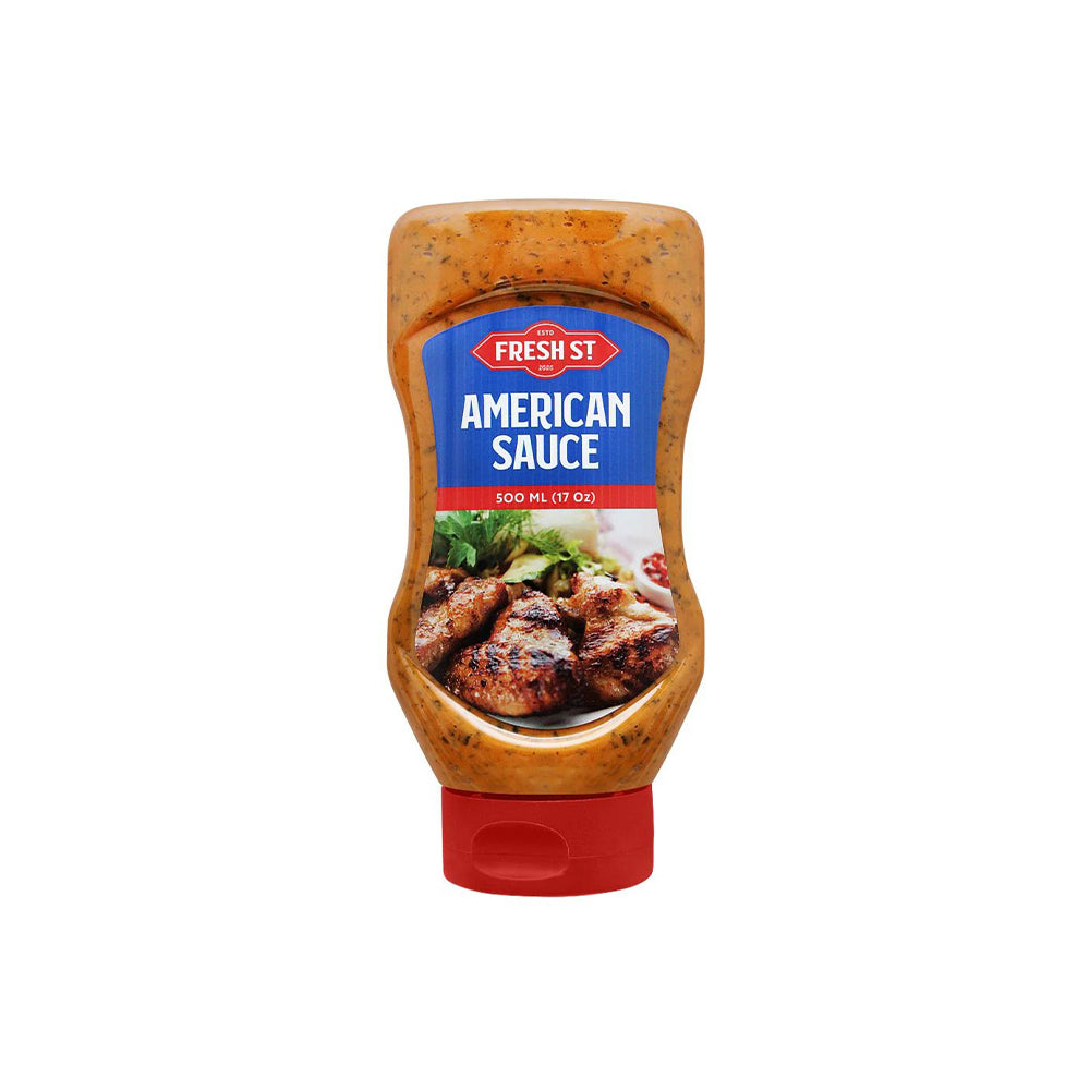 Fresh St - American Sauce Squeeze - Sauce - Squeeze Bottle - 500ml - Fast Food Style Sauce