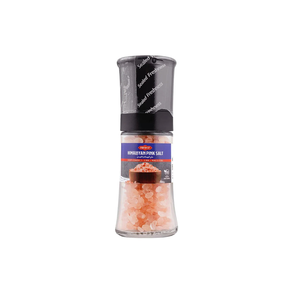 Fresh St - Himalayan Pink Salt Light Coarse - Spices - Light Coarse - 90g - Natural Pink Salt Crystals