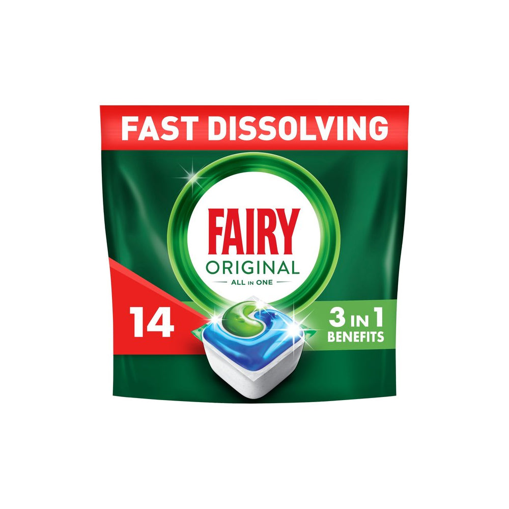 Fairy - Original - All in One Dishwasher Capsules - 14