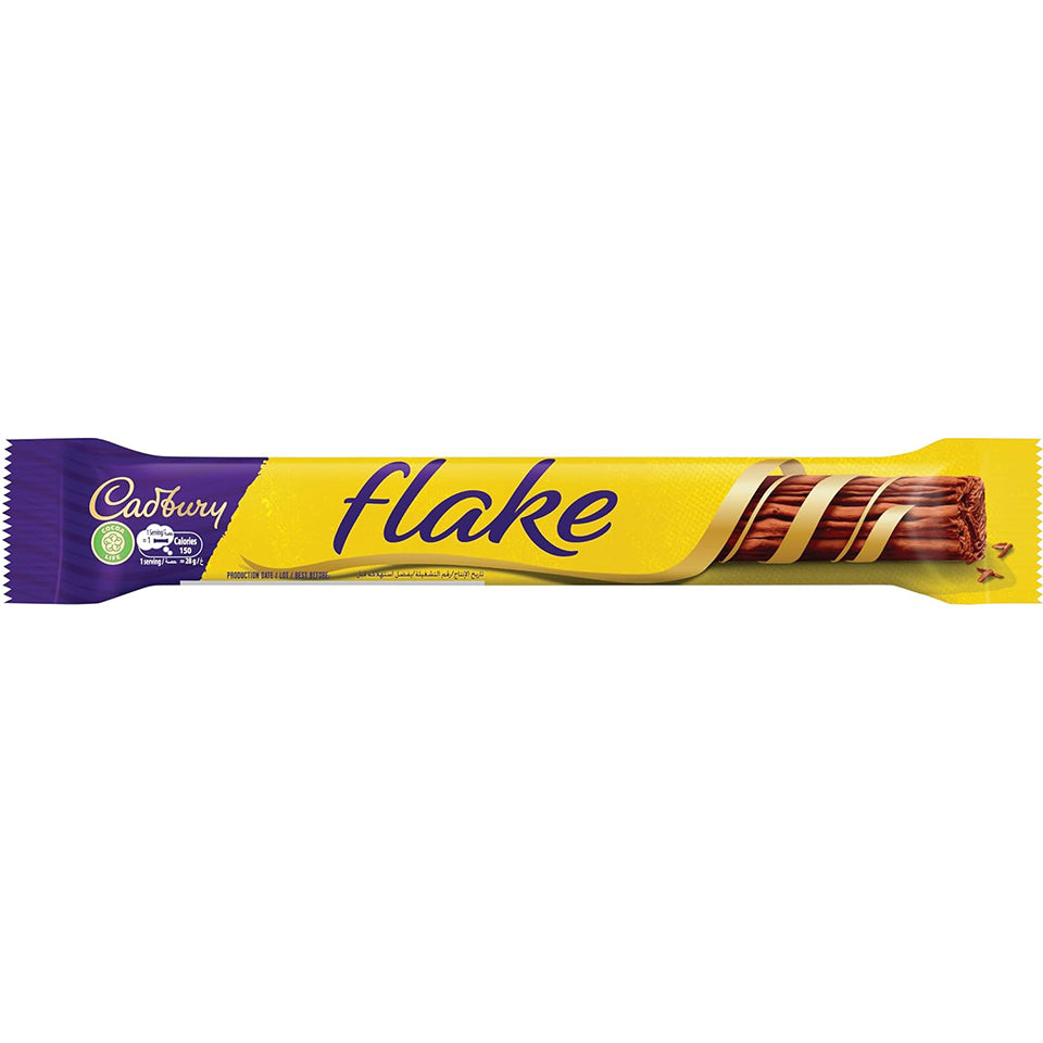 Cadbury - Flake - Milk Chocolate Bar - 28g - Box of 12