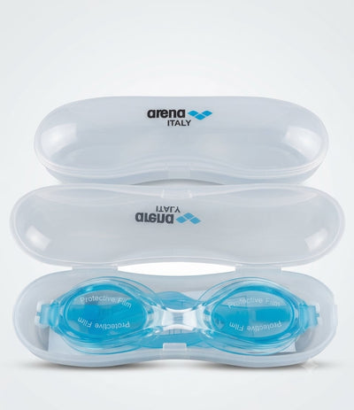 Arena Italy Professional Anti-Fog Swim Goggles with Protective Hard Case