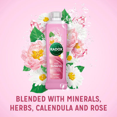 Radox - Feel Blissful- Bath Soak (500 ml) - Calendula, Rose, minerals