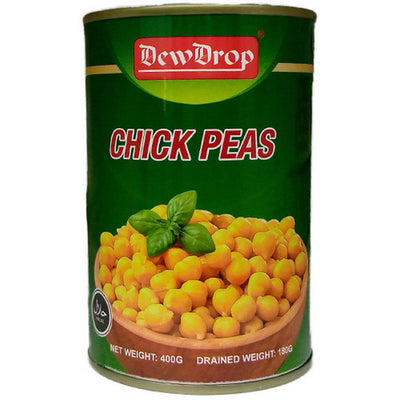 Dewdrop - Chick Peas - 400 G - Pack Of 24 - Safaid Channa