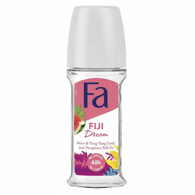 Fa Fiji Dream anti-perspirant roll-on deodorant on a white background