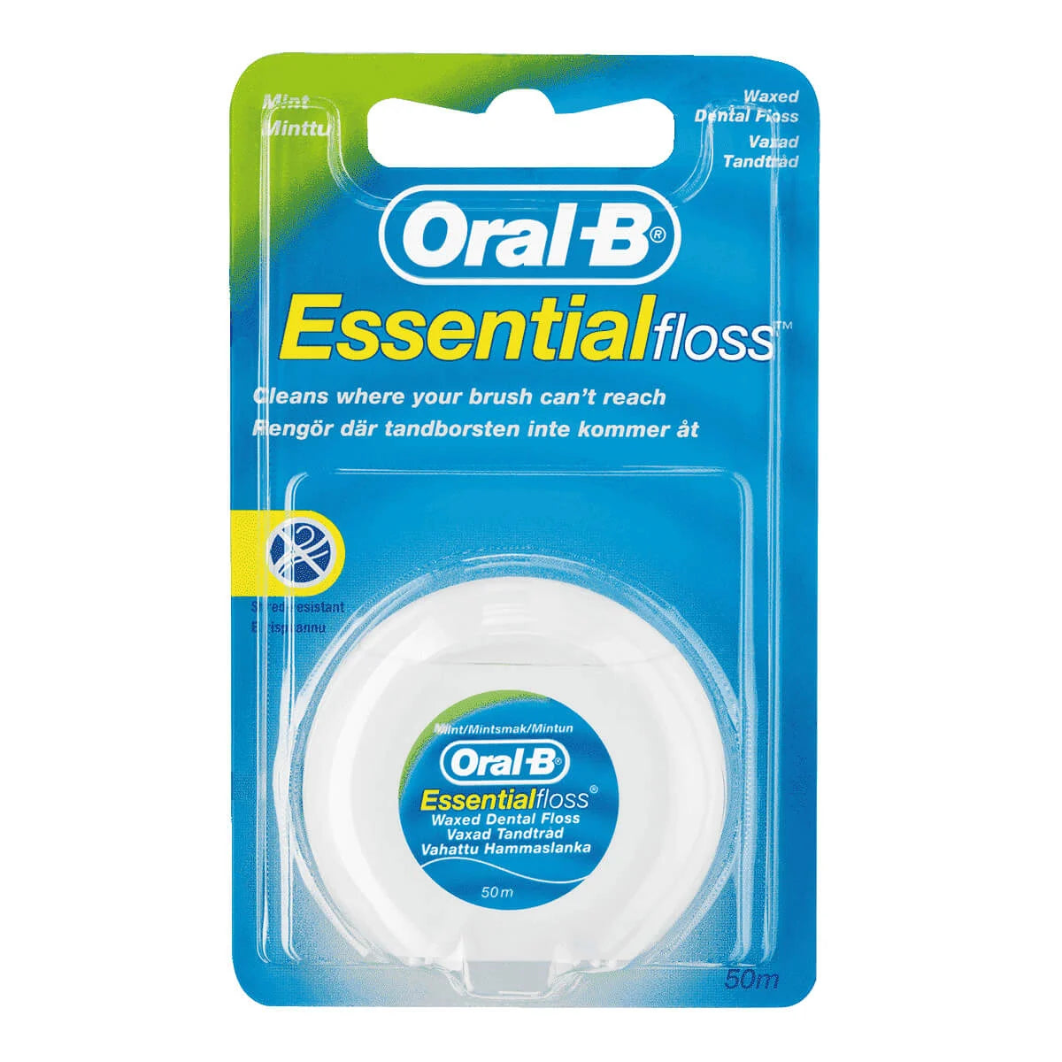 Oral-B - Essential Floss - Waxed - Dental Floss - 50 M