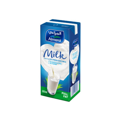 Almarai - PLAIN MILK FULL FAT - 200ml X 18