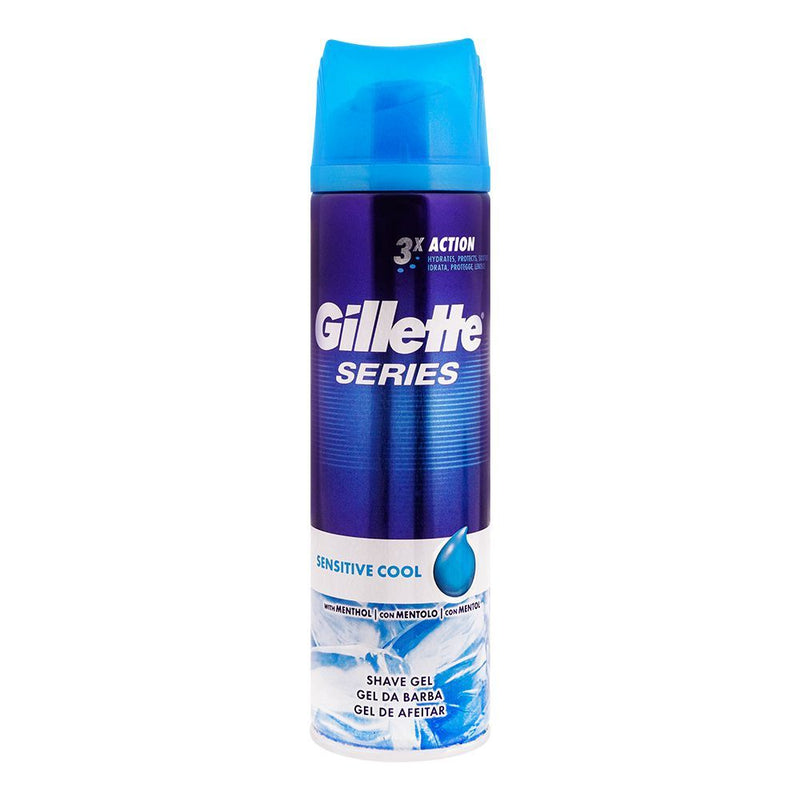Gillette Series - 3x Action - Sensitive Cool - Shave Gel - 200ml