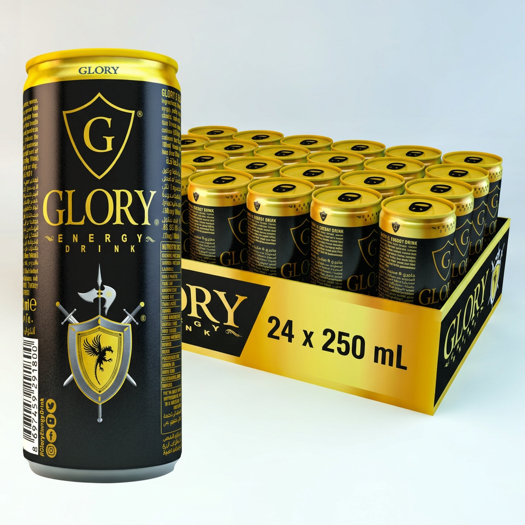 Glory Stimulant Energy Drink 250ml (Made in Türkiye) | 24 Pcs