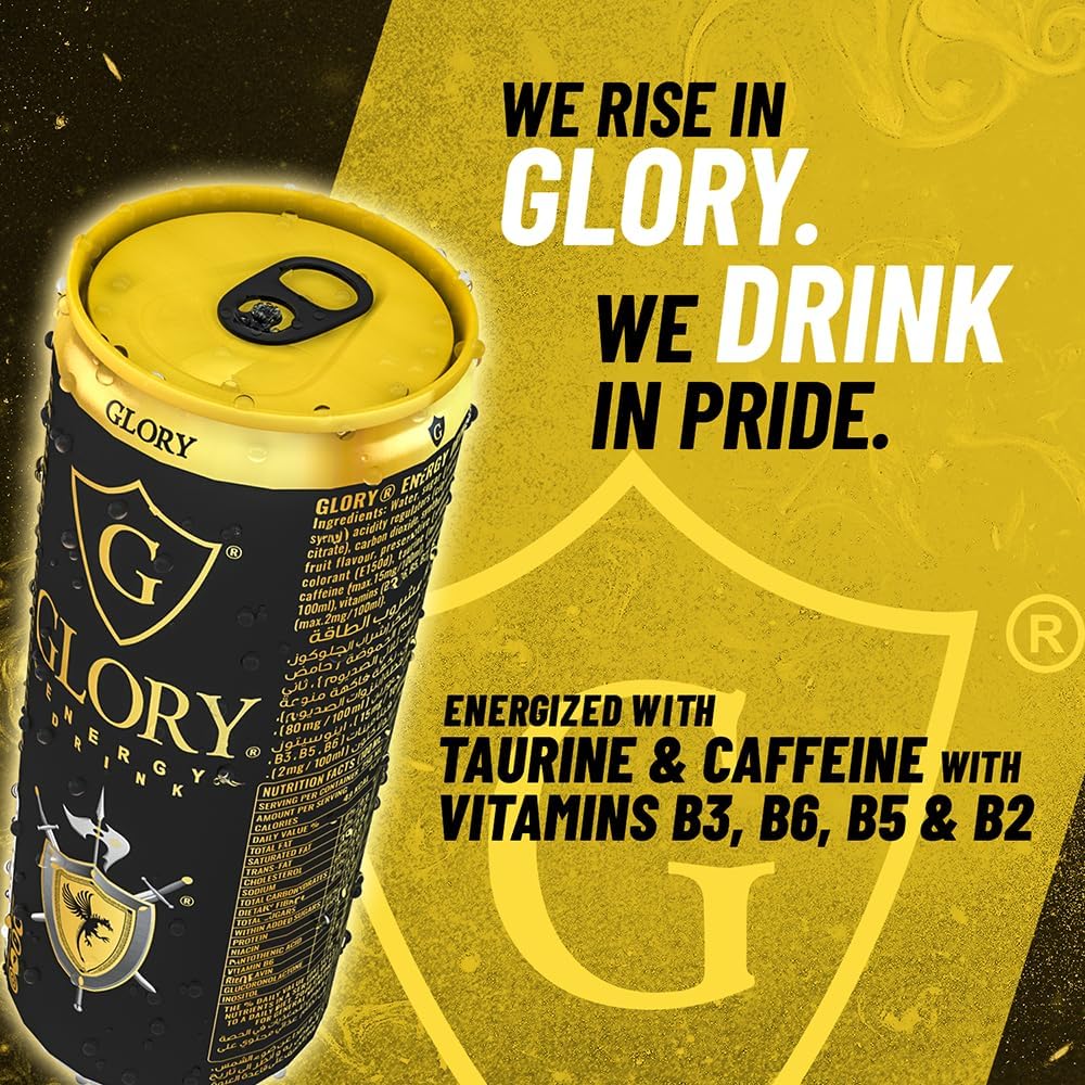 Glory Stimulant Energy Drink 250ml (Made in Türkiye) | 24 Pcs