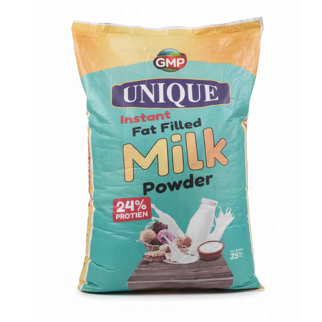 GMP - Unique - Instant Fat Filled Milk Powder - Powder Milk - 24% - 25 KG