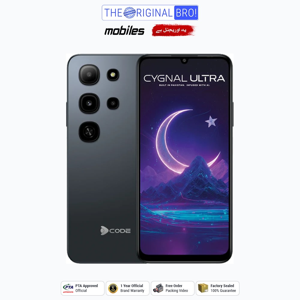 DCode Cygnal Ultra | 8GB - 128GB | PTA Approved | 1 Year Official Warranty | Factory Sealed | The Original Bro Mobiles