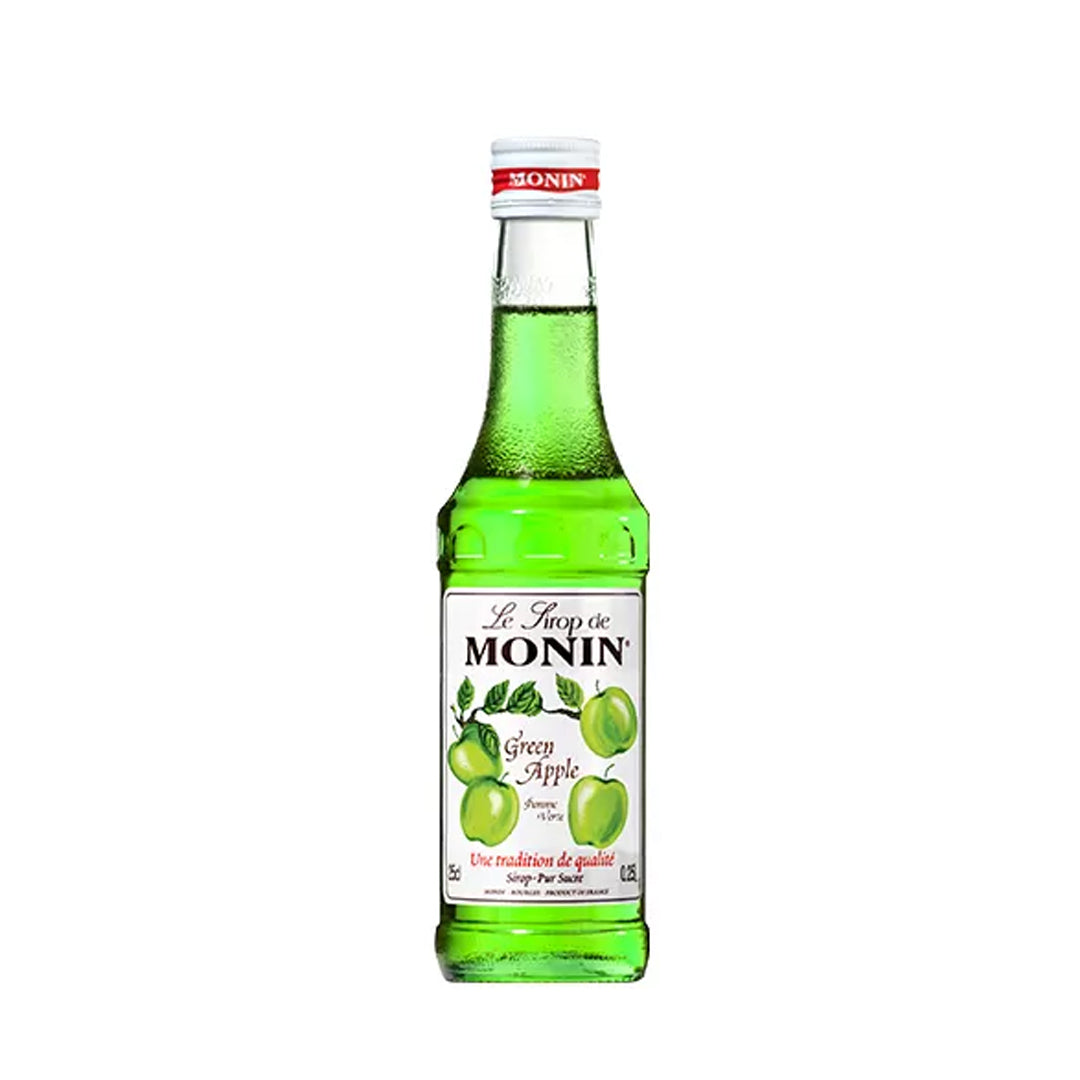 Monin - Green Apple - Flavoured Syrup - Large - 1000 ml - Le Sirop De Monin