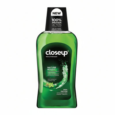 Closeup - MOUTH WASH - NATURE BOOST - 500ml