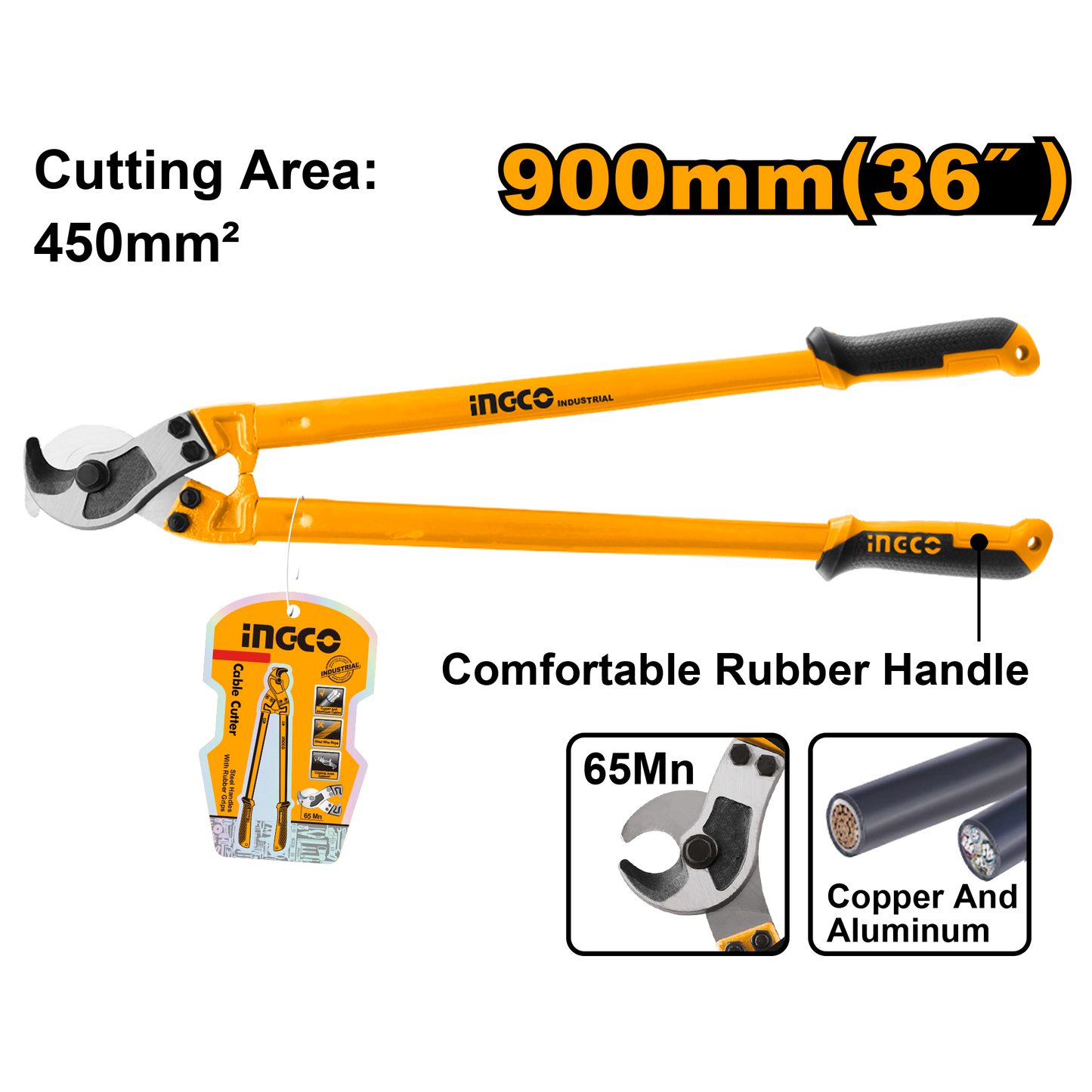 INGCO -  Cable cutter 36" HCCB0136
