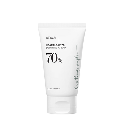 Anua - Heartleaf 70% Intense Soothing Cream - Cream - Soothing and Hydrating - Sensitive, Dry, Combination - 50ml