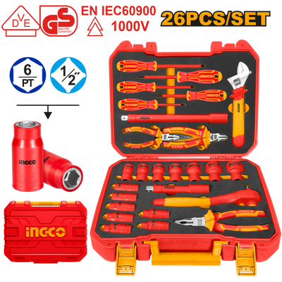 INGCO -  26 Pcs insulated hand tools set  HKITH2601