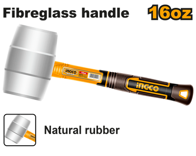 INGCO -  Rubber hammer 450g HRUH8916