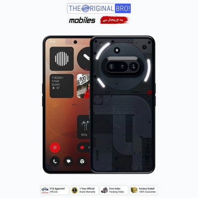 Nothing Phone 3A 5G | 12GB - 256GB | PTA Approved | 1 Year Official Warranty | Factory Sealed | The Original Bro Mobiles