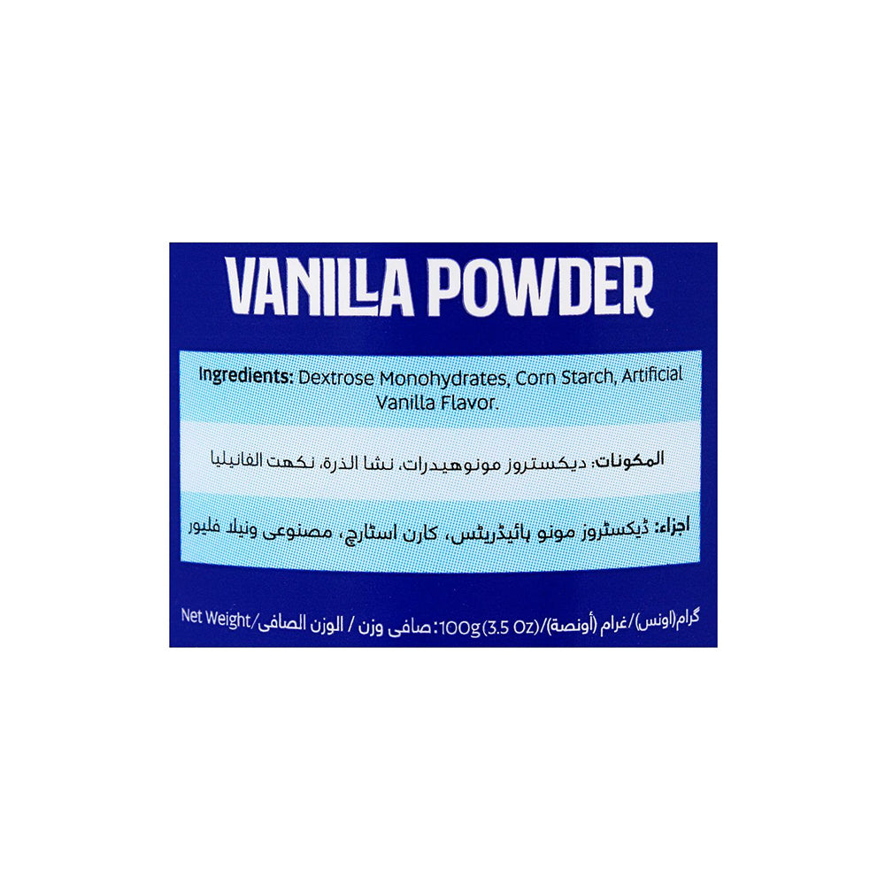 Fresh St - Vanilla Powder - Baking - Canister / Shaker - 100g - Fragrant Baking Additive