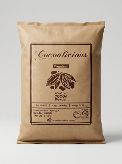 Cocoalicious Premium Alkalized Cocoa Powder | Bulk 25 kg Bag