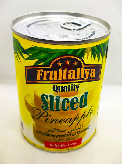 FRUITALIYA - Pineapple - 565g - SLICED pineapple - Thailand - 24 pcs (1 ctn)