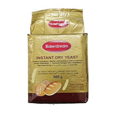 Bakerdream - Instant Dry Yeast - 500G - ctn (20 pcs) - High Sugar