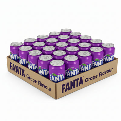 FANTA - GRAPE FLAVOUR - 24 Pack Cans - 320ml