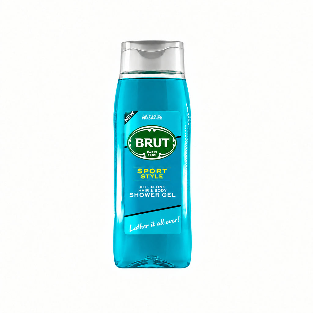 BRUT - SHOWER GEL - SPORT STYLE - 16.9 fl oz / 500 ml
