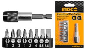 INGCO -  9 Pcs screwdriver bits set  AKSD0071