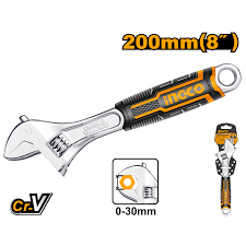 INGCO -  Adjustable wrench 200mm HADW131088