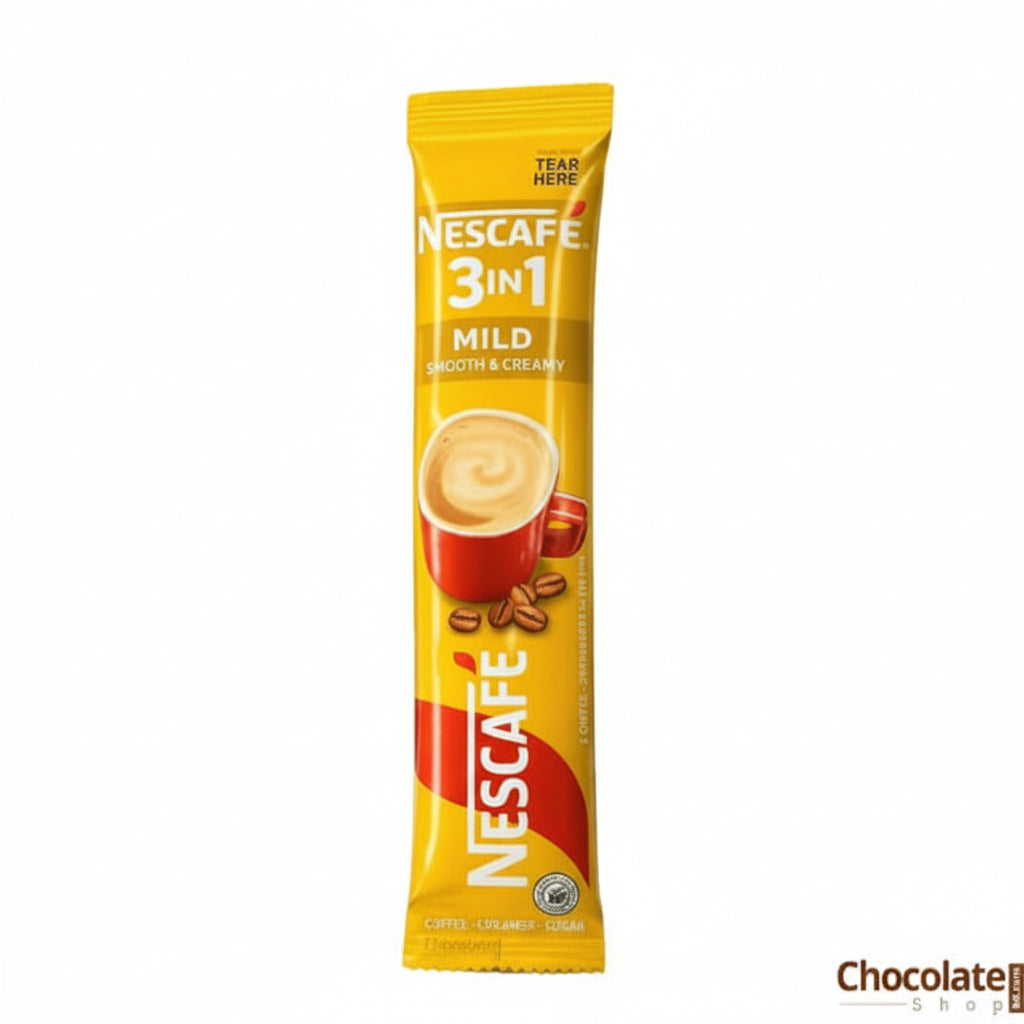 NESCAFE - MILD SMOOTH & CREAMY - 3IN1 Premix Coffee - 24 Pouches per Carton - Each Pouch 25 Sachets - Each Sachet 18g - Each Pouch 450g
