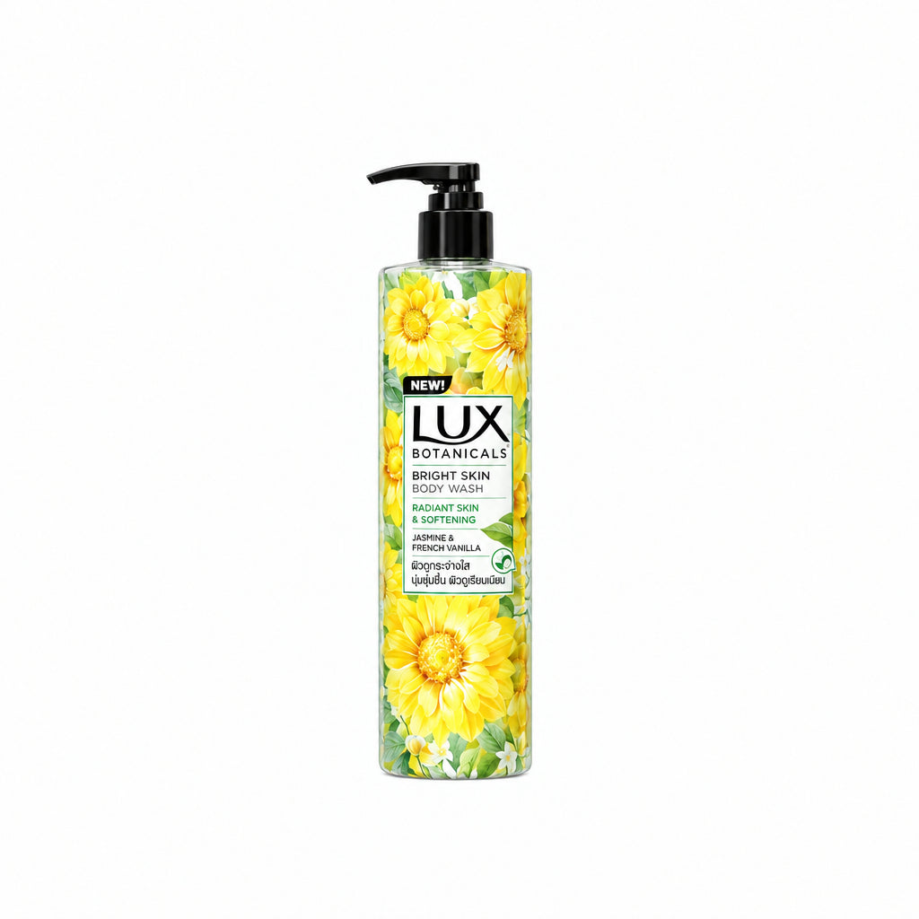 LUX - BODY WASH - Botanicals Bright Skin - Sun Flower & Aloe Vera - 450 ml