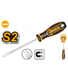 INGCO -  Slotted screwdriver Sl4/100mm HSDSL4100