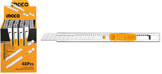 INGCO -  Snap-off blade knife 9*80mm HKNS1806