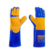 INGCO -  Welding leather gloves 16" HGVW04