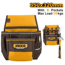 INGCO -  Tool pouch 9 pockets/ 10kg HTBP010128