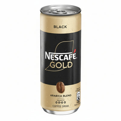 NESCAFE - GOLD - BLACK - Coffee Drink - 24 Cans Pack - Each Can 240ml