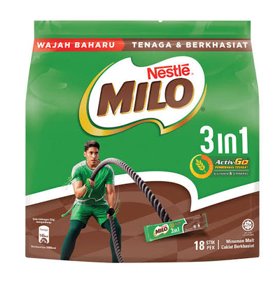 Nestle - Milo 3 in 1 - 18 x 33 g -&nbsp;TO GO Sticks