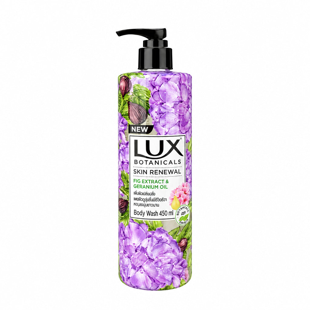 LUX - BODY WASH - Botanicals Skin Renewal - Fig & Geranium Oil - 450 ml