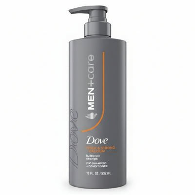 Dove - SHAMPOO+CONDITIONER - MEN+CARE - THICK & STRONG+CALCIUM - 18 fl oz 532 ml