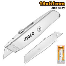 INGCO -  Utility knife zinc HUK615