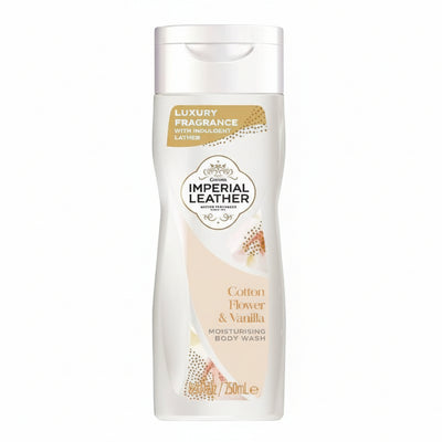 IMPERIAL LEATHER - BODY WASH - Cotton Flower & Vanilla - 8.4 fl oz / 250ml