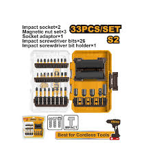 INGCO -  33 Pcs impact screwdriver bits and sockets set  AKDL63306