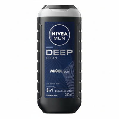 NIVEA Men - DEEP CLEAN - MAXX TECH - Shower Gel - 250ml