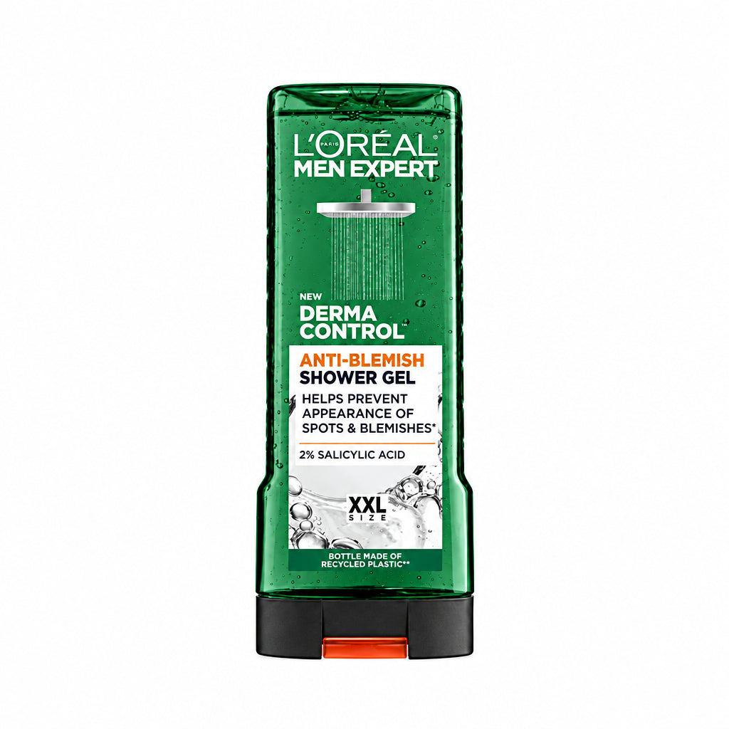 L'OREAL - SHOWER GEL - MEN EXPERT - DERMA CONTROL - XXL SIZE - 400 ml - Shower Gel
