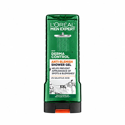 L'OREAL - SHOWER GEL - MEN EXPERT - DERMA CONTROL - XXL SIZE - 400 ml - Shower Gel